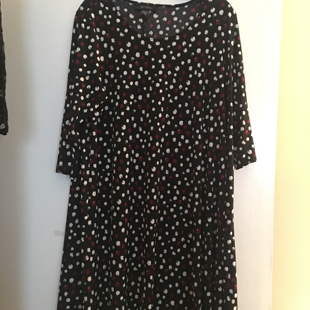 Karen Kane multicolor trapeze dress.